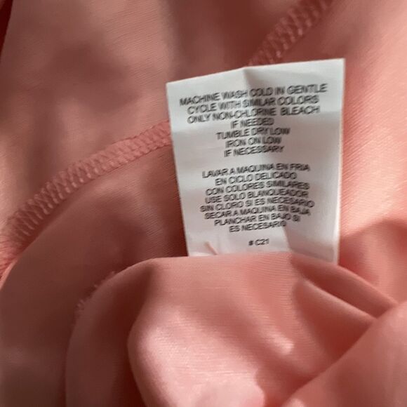 AUW Dress Women’s Plus 3X Short Chiffon Crocheted Retro 60’s ALine - Picture 6 of 9